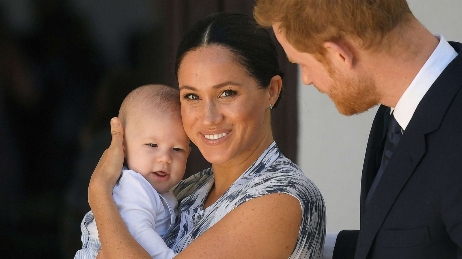 PHOTO: Prince Harry, Duke of Sussex and Meghan, Duchess of Sussex and their son Archie Mountbatten-Windsor at a meeting on Sept. 25, 2019 in Cape Town, South Africa.