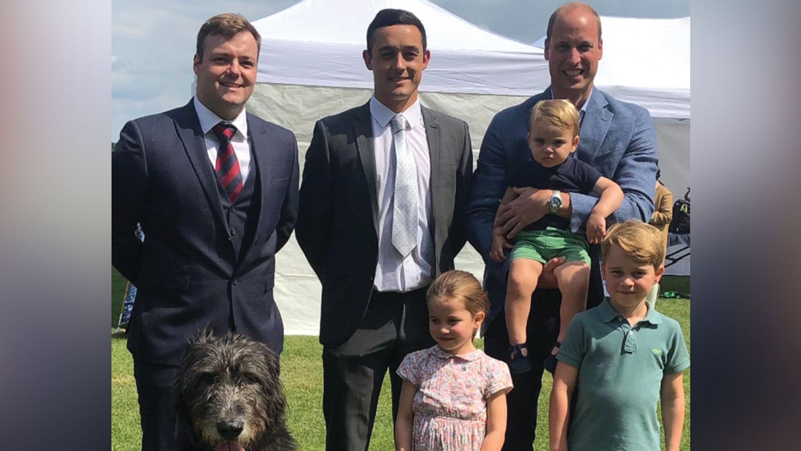 PHOTO: The Army in London posted this picture of Prince William and the royal children, Prince Louis, Princess Charlotte and Prince George on July 22, 2019, wishing Prince George a happy 6th birthday.