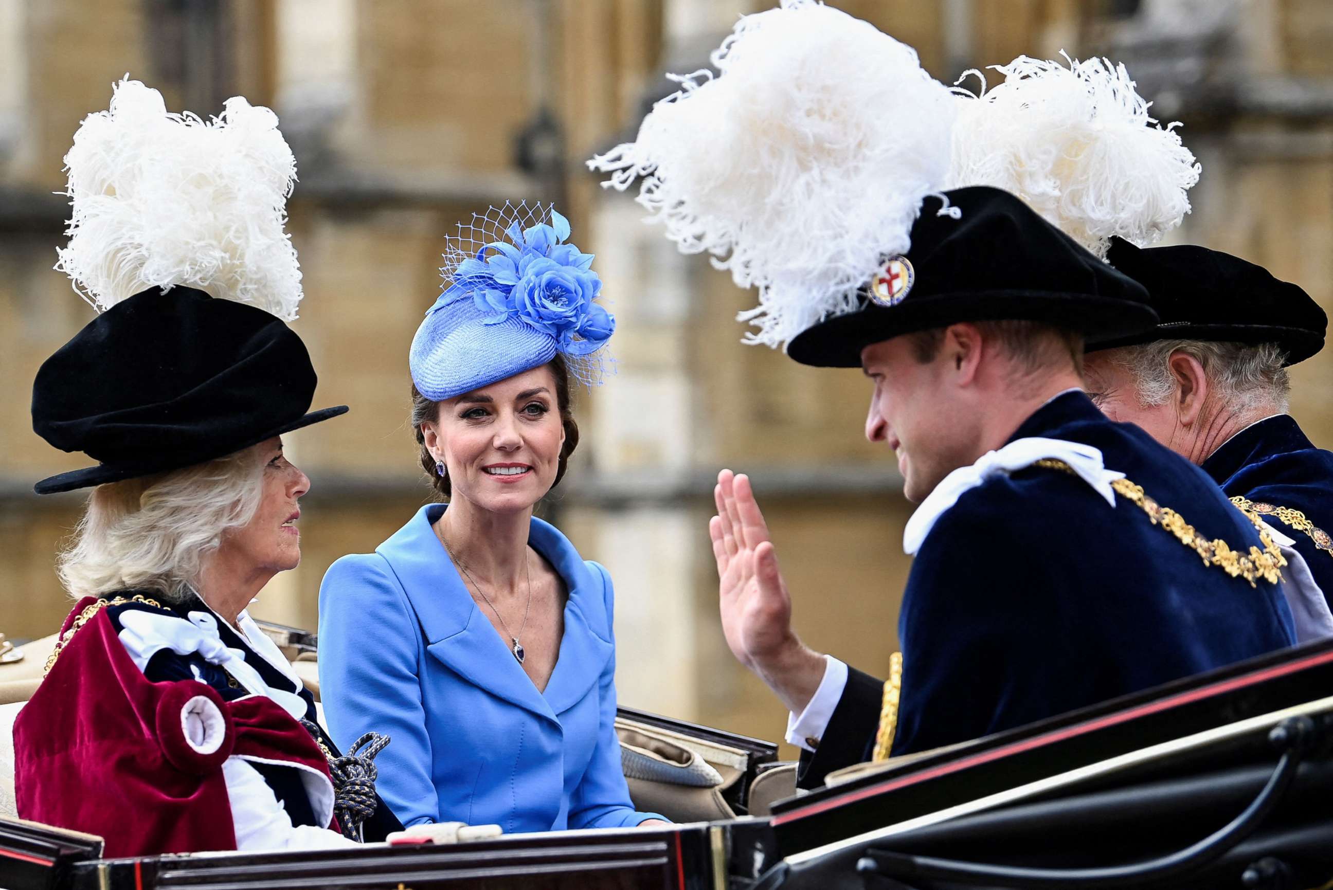 Prince William, Kate appear at Garter Day as Queen Elizabeth II