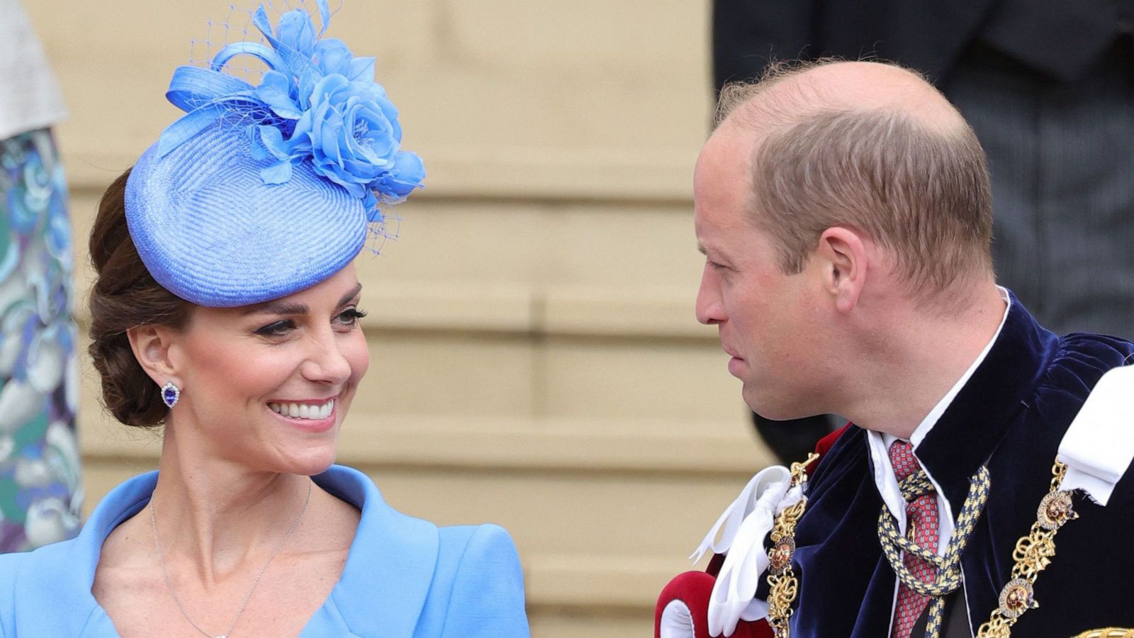 PHOTO: Catherine, Duchess of Cambridge and Prince William, Duke of Cambridge attend the Most Noble Order of the Garter Ceremony at St George's Chapel, in Windsor Castle, in Windsor, west of London, June 13, 2022.