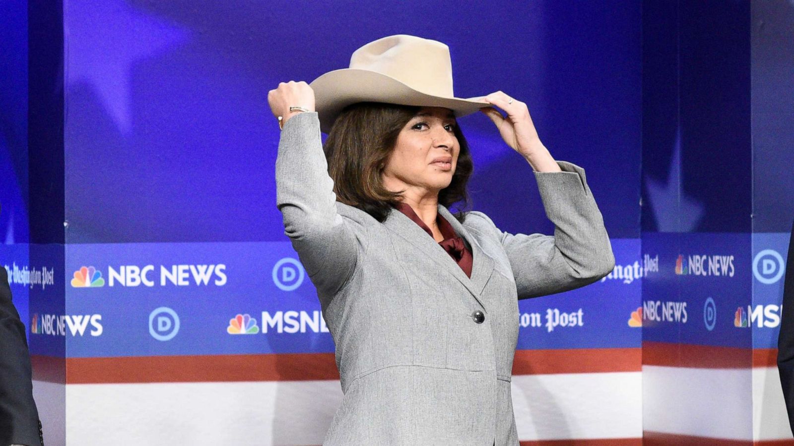 PHOTO: Maya Rudolph as Kamala Harris during the "Democratic Debate" sketch on "Saturday Night Live, Nov. 23, 2019.