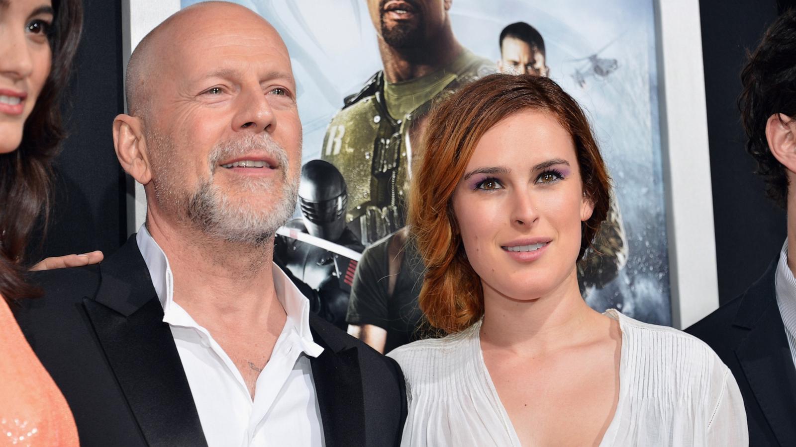 PHOTO: In this March 28, 2013, file photo, actors Bruce Willis and Rumer Willis attend the premiere of Paramount Pictures' "G.I. Joe: Retaliation" at TCL Chinese Theatre in Hollywood, Calif.