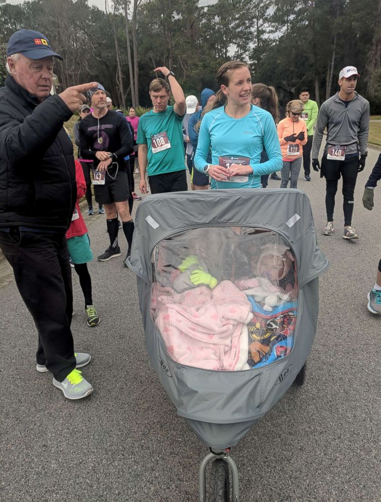 PHOTO: Rachel Bowling, 30, of Ridgeland, South Carolina, finished the LowCountry Habitat for Humanity Resolution Run 10K on Dataw Island, South Carolina, in 42 minutes and 34 seconds, .55 on Jan. 12.