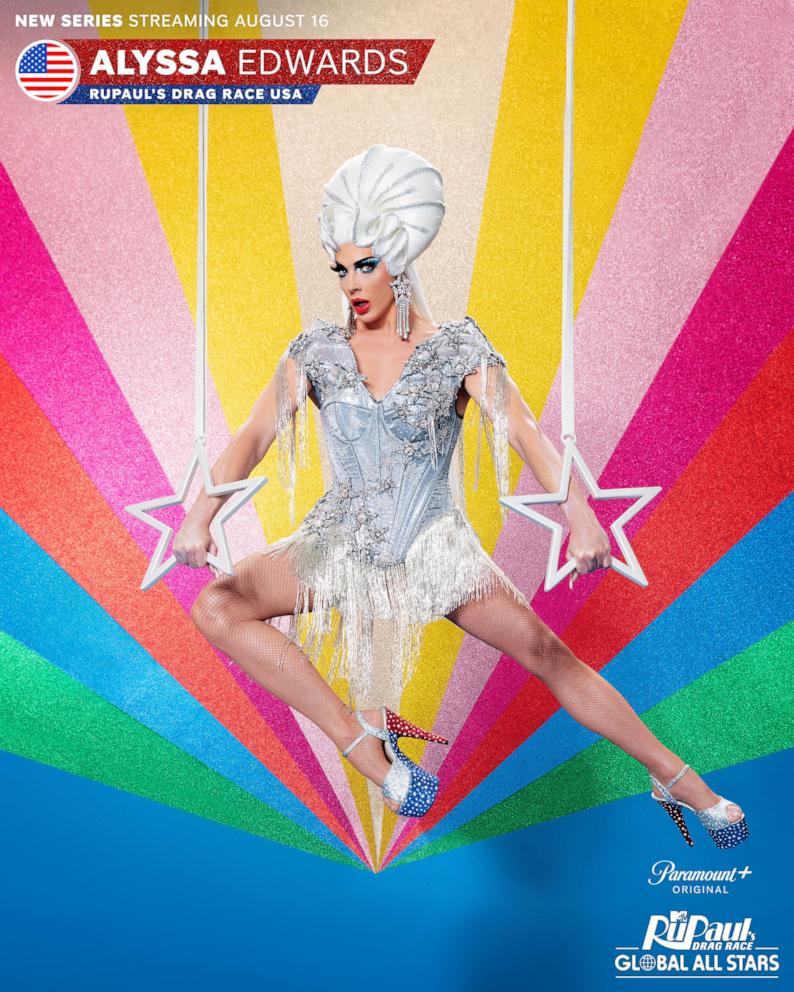 PHOTO: Alyssa Edwards in a promo for "RuPaul’s Drag Race Global All Stars," 2024. 