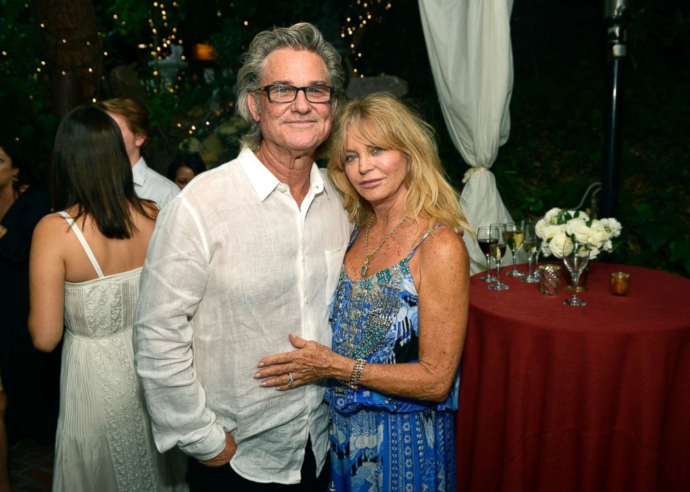 PHOTO: Kurt Russell and Goldie Hawn attend the "Wild Wild Country" filmmaker toast at Inn of the Seventh Ray, Aug. 4, 2018, in Topanga, Calif.