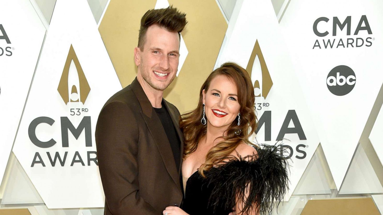 PHOTO:Russell Dickerson and Kailey Dickerson attend the 53rd annual CMA Awards at the Music City Center on Nov. 13, 2019 in Nashville, Tenn.