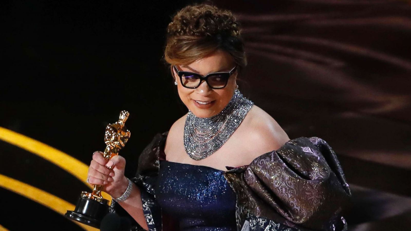 PHOTO: Ruth E. Carter accepts the Best Costume Design award for "Black Panther" at the Oscars in Los Angeles, Feb. 24, 2019.