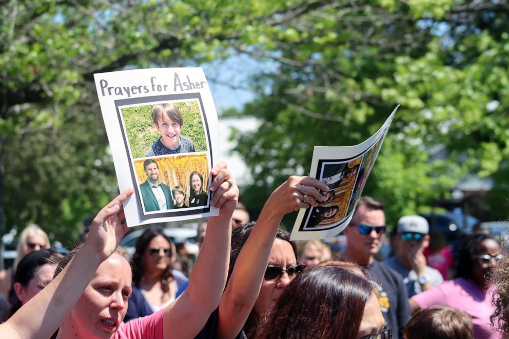 PHOTO: Members of the Rutherford County Schools district are rallying around Asher Sullivan, a 10-year-old boy who was swept away in a storm drain.