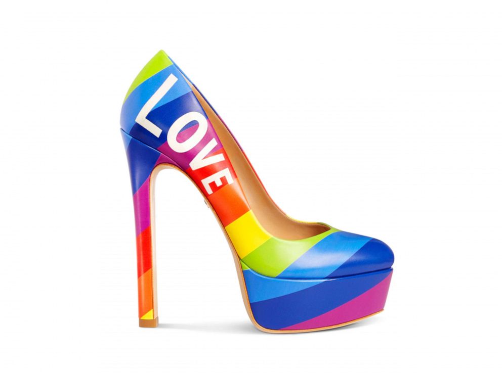 Custom Airbrush Shoes Shoes Womens Shoes Pumps Rainbow Pumps Gay Pride Heels Rainbow Heels LGBTQ Pride Heels Glitter Pumps Airbrush Rainbow Pumps 