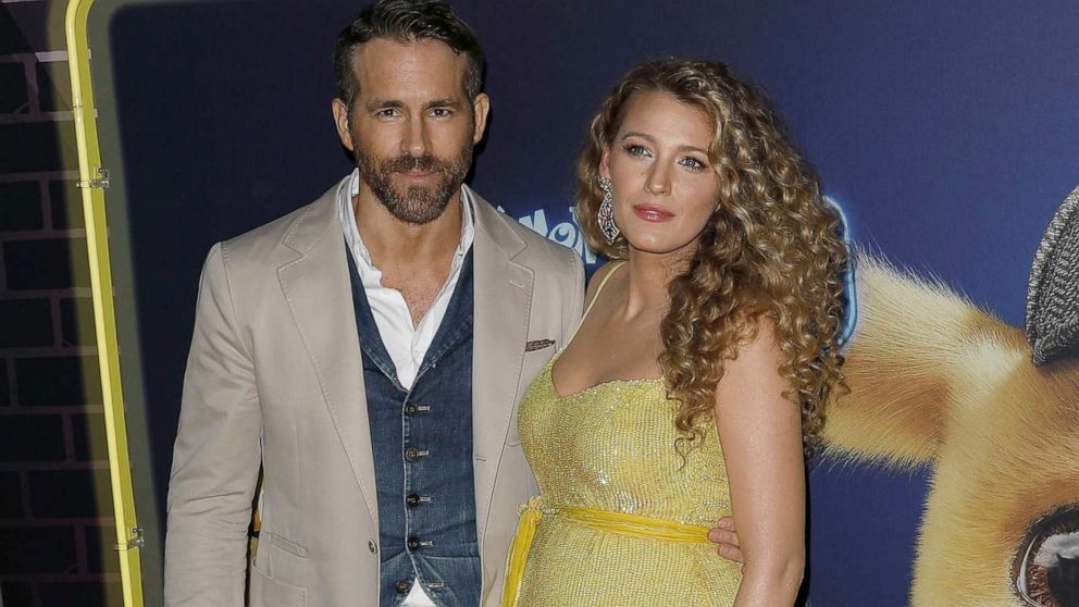 PHOTO: In this May 2, 2019, file photo, Ryan Reynolds and his wife Blake Lively attend the US premiere of the film 'Pokemon Detective Pikachu' in New York.