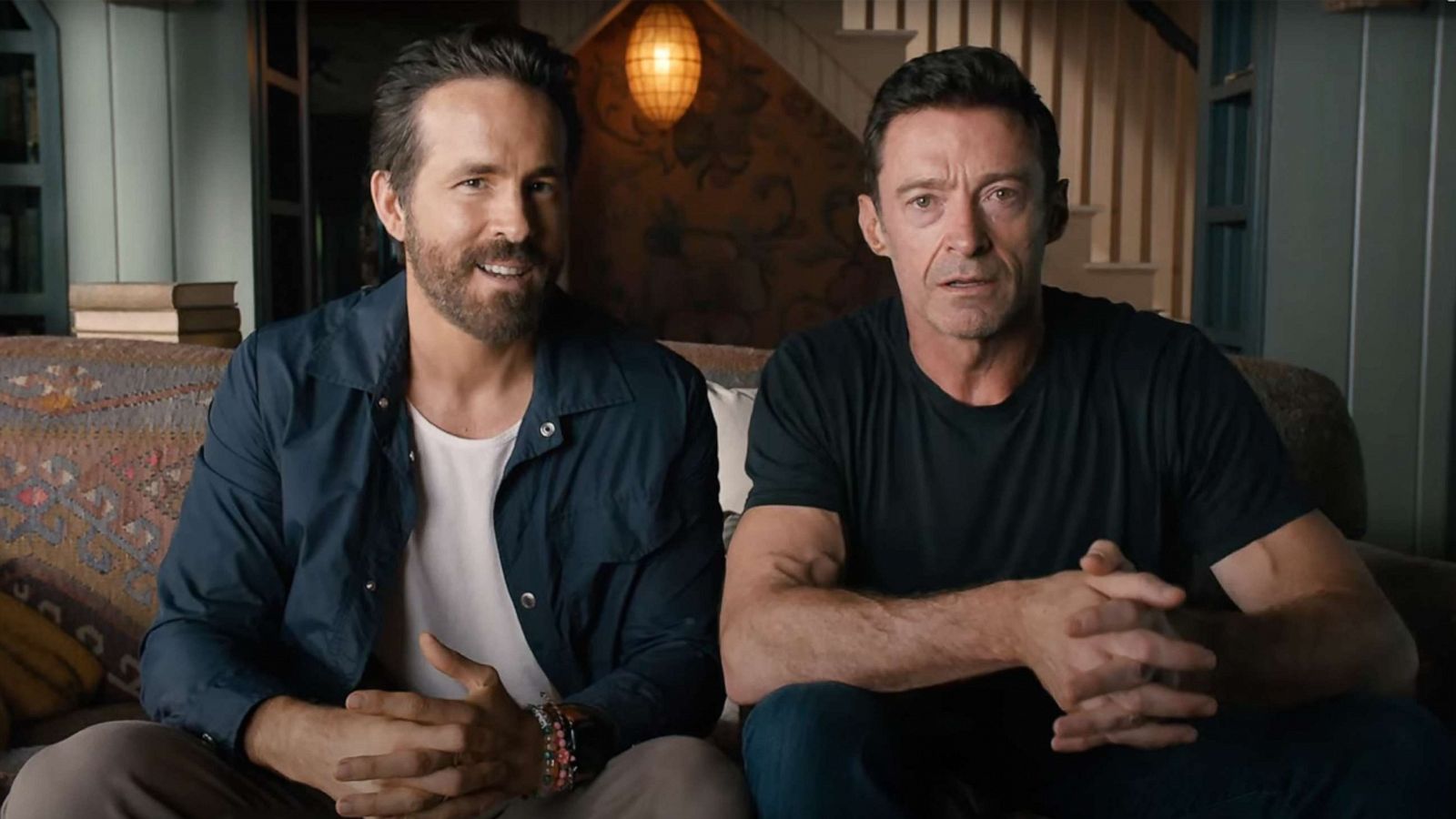 Hugh Jackman and Ryan Reynolds Tease the Wolverine/Deadpool Crossover We've  Been Waiting for on The Adam Project Red Carpet