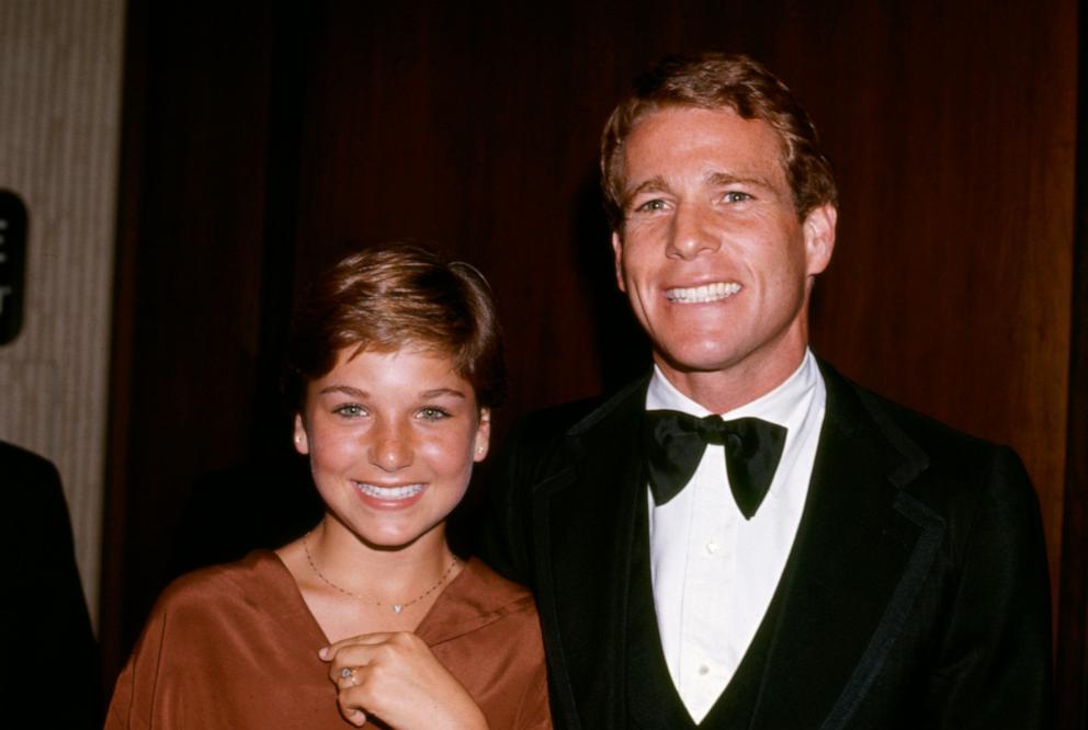 PHOTO: Ryan O'Neal and actress daughter Tatum O'Neal together at a Hollywood event, circa 1978.