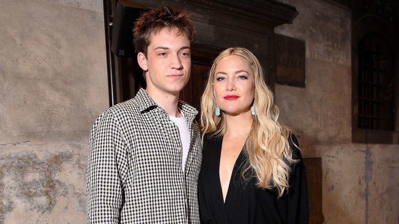 PHOTO: Ryder Robinson and Kate Hudson attend the Max Mara Resort 2025 at Piazza San Marco on June 11, 2024 in Venice.