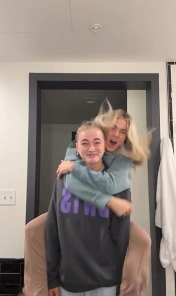 PHOTO: In a screen grab from a video posted to her Instagram account, Rylee Arnold is shown with her sister Lindsay Arnold.