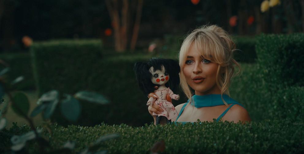 PHOTO: Sabrina Carpenter is seen in a still from her music video for "Taste."