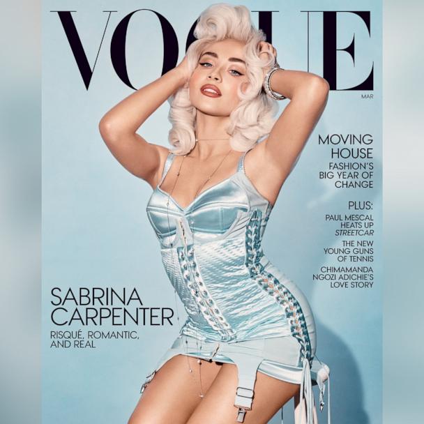 値下げしました】 VOGUE 2025年3月号Sabrina Carpenter Sabrina Carpenter channels Madonna for Vogue March 2025 cover