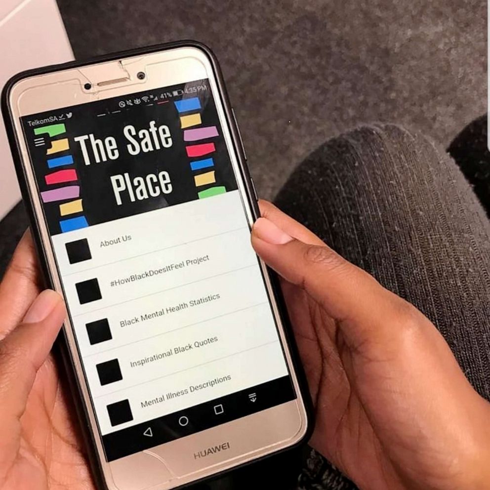 PHOTO: The Safe Place is an app created by mental health activist Jasmin Pierre.