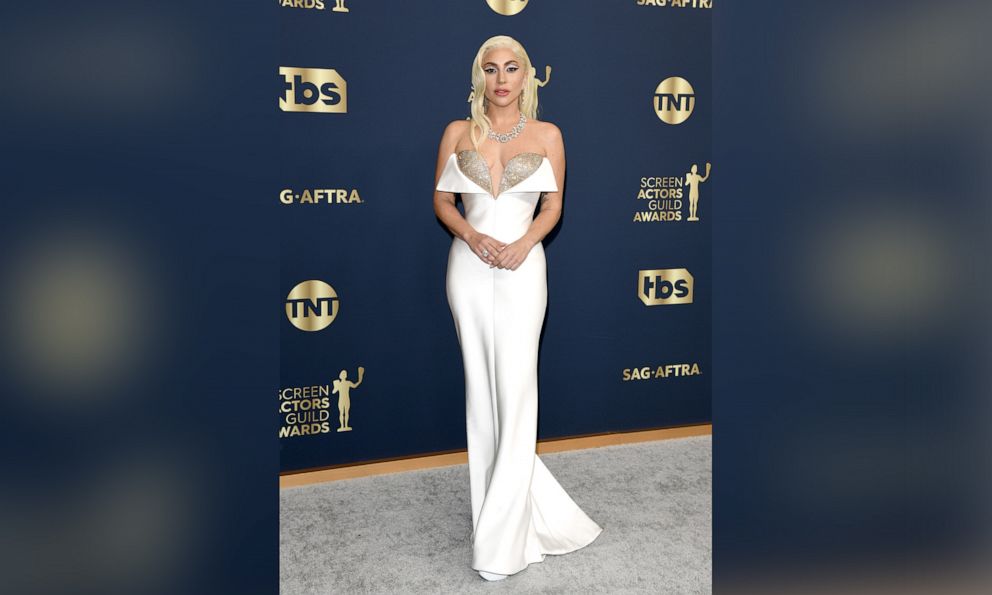 PHOTO: Lady Gaga attends the 28th Annual Screen Actors's Guild Awards at Barker Hangar on Feb. 27, 2022 in Santa Monica, Calif.