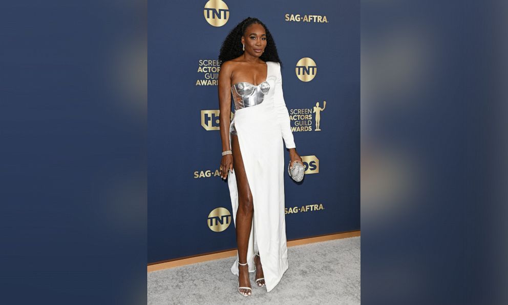 PHOTO: Venus Williams attends the 28th Annual Screen Actors's Guild Awards at Barker Hangar on Feb. 27, 2022 in Santa Monica, Calif.