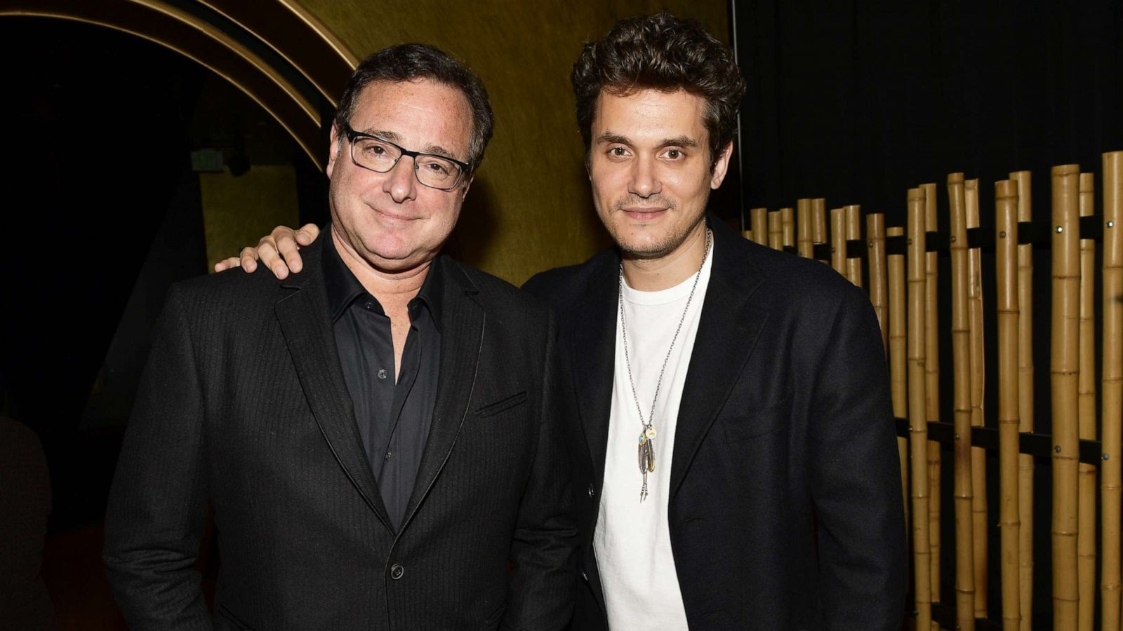 PHOTO: Bob Saget and John Mayer at TCL Chinese 6 Theatres on April 4, 2018 in Hollywood, Calif.