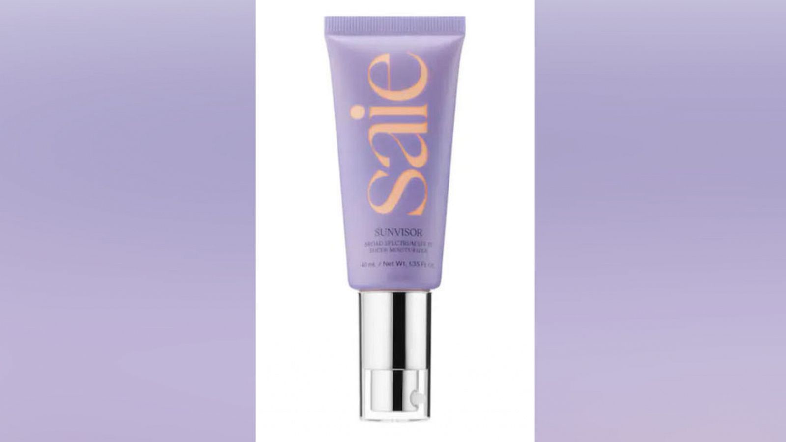 PHOTO: Saie Sunvisor Moisturizing Sunscreen SPF 35