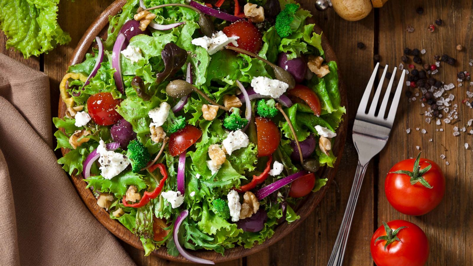 PHOTO: This undated file photo shows a colorful salad.