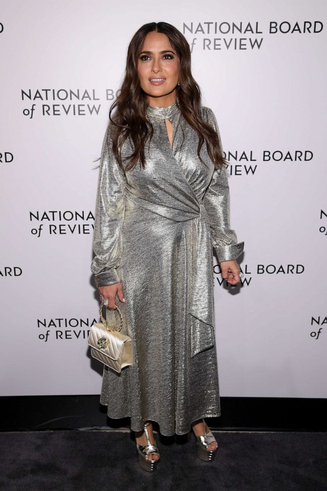 PHOTO: Salma Hayek attends The National Board of Review Annual Awards Gala at Cipriani 42nd Street, Jan. 8, 2020 in New York City.