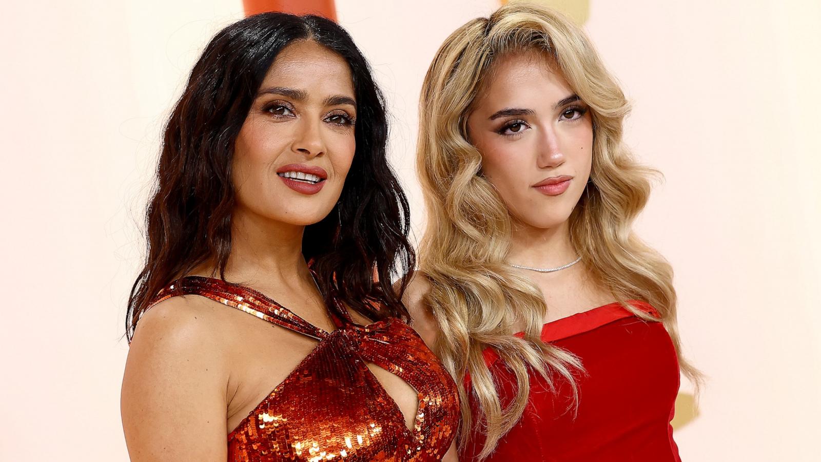 PHOTO: Salma Hayek and Valentina Paloma Pinault attend the 95th Annual Academy Awards on March 12, 2023 in Hollywood, Calif.