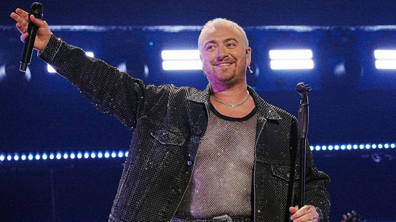 PHOTO: Sam Smith performs at the 2022 iHeartRadio Music Festival, Sept. 23, 2022, in Las Vegas.