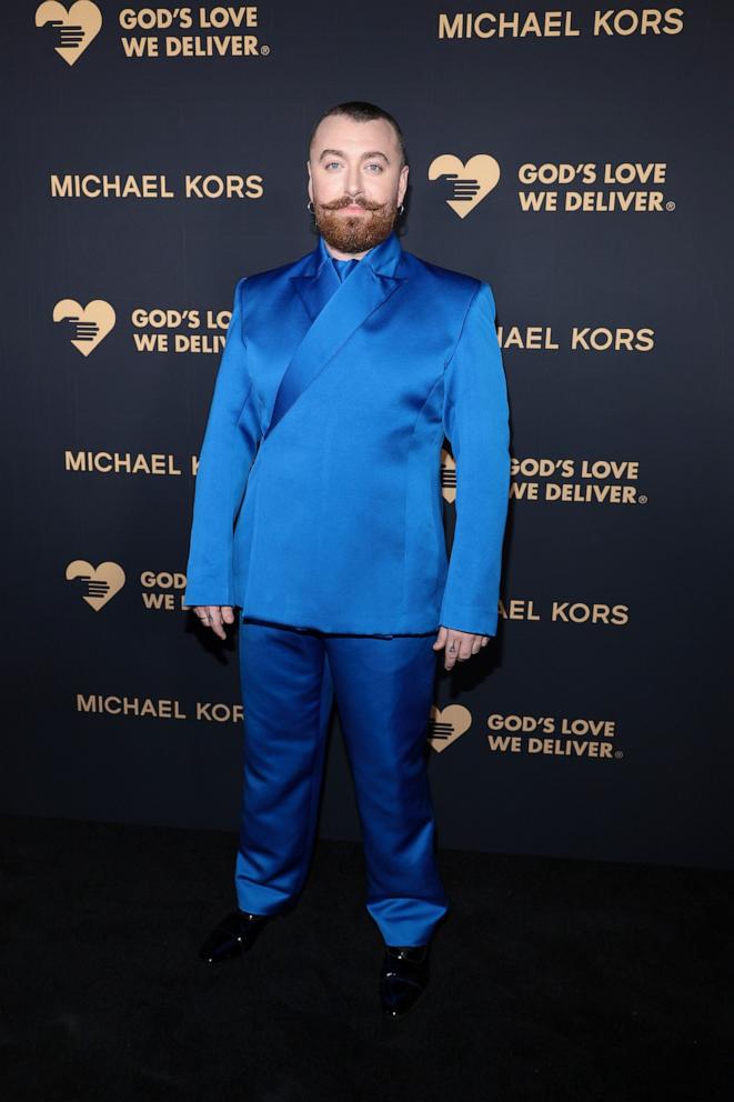 PHOTO: Sam Smith attends the God's Love We Deliver Golden Heart Awards at Cathedral of St. John the Divine on Oct. 21, 2024, in New York.