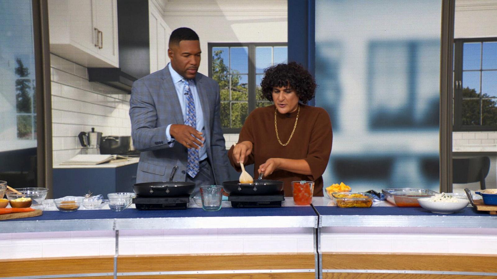PHOTO: ABC Caption: Samin Nosrat shares recipes in an appearance on "Good Morning America" on Sept. 18, 2026.