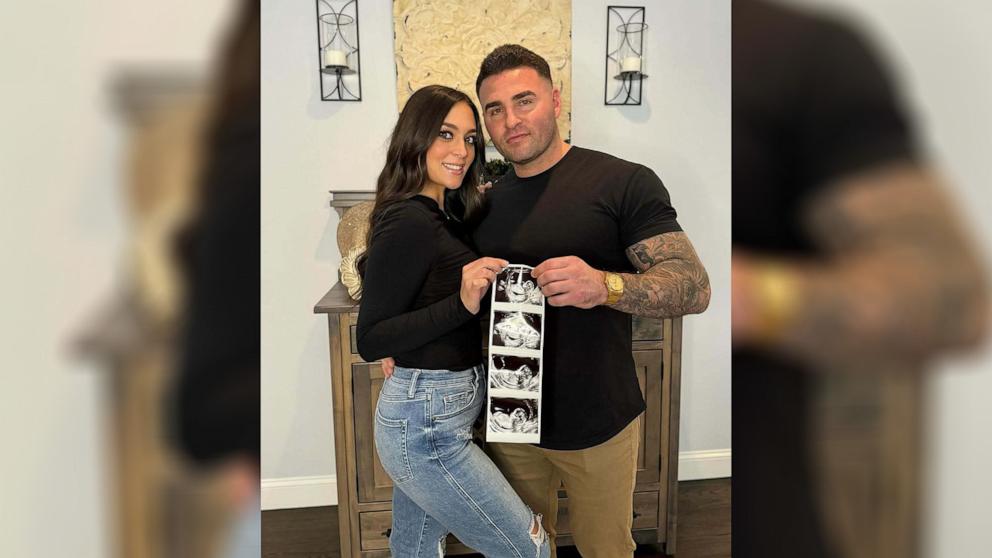 PHOTO: Sammi "Sweetheart" Giancola and fiance Justin May in a photo the couple jointly shared to Instagram Feb. 23, 2025.