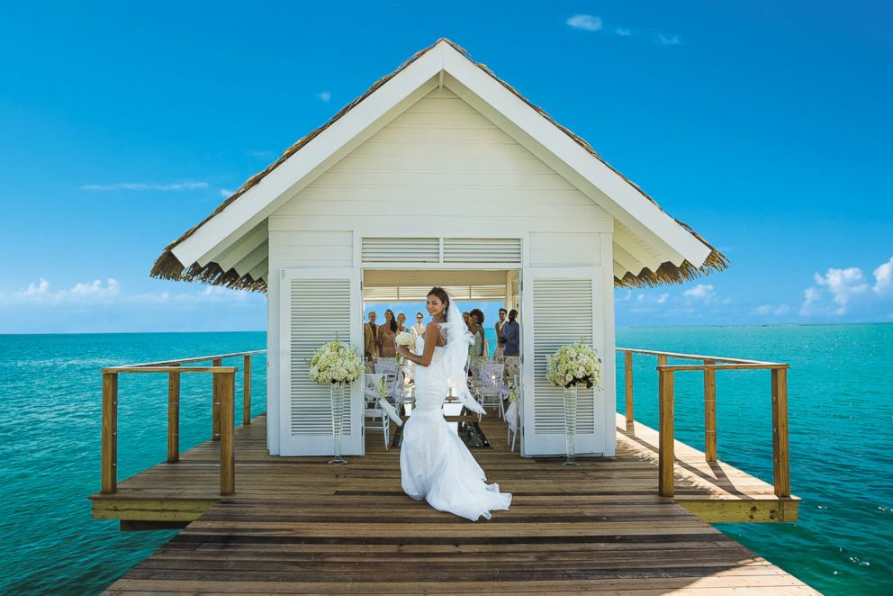 PHOTO: Sandals South Coast in Jamaica features an over-the-water wedding chapel.