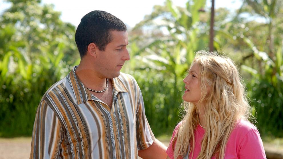 PHOTO: Adam Sandler and Drew Barrymore in a scene from "50 First Dates."