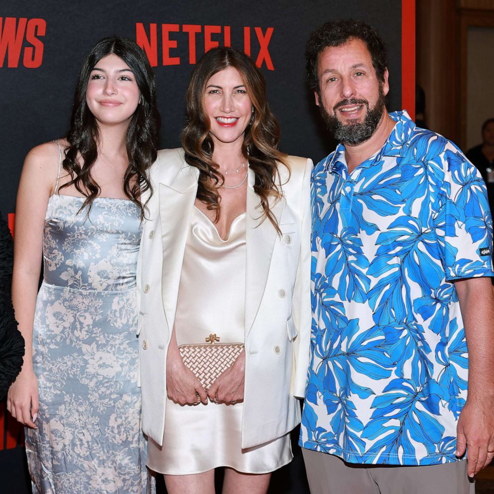 Adam Sandler steps out with wife, daughter at movie premiere See the photos