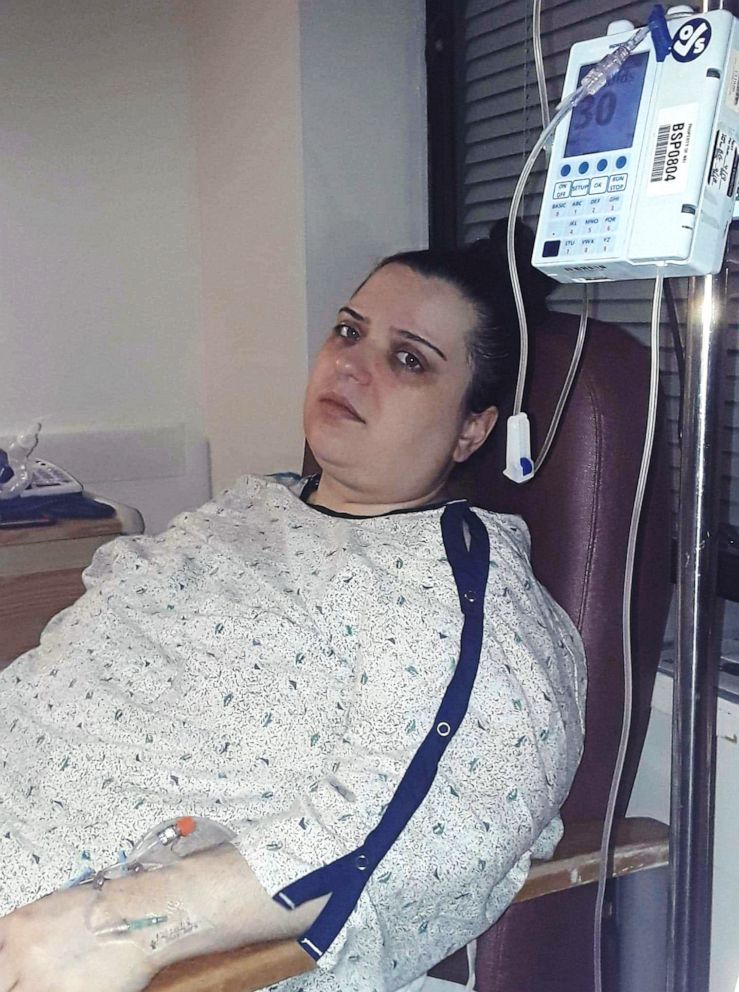 PHOTO: Sandra Hoehler after a third radical vulvectomy at a medical center in Newark, N.J., on January 12, 2019.