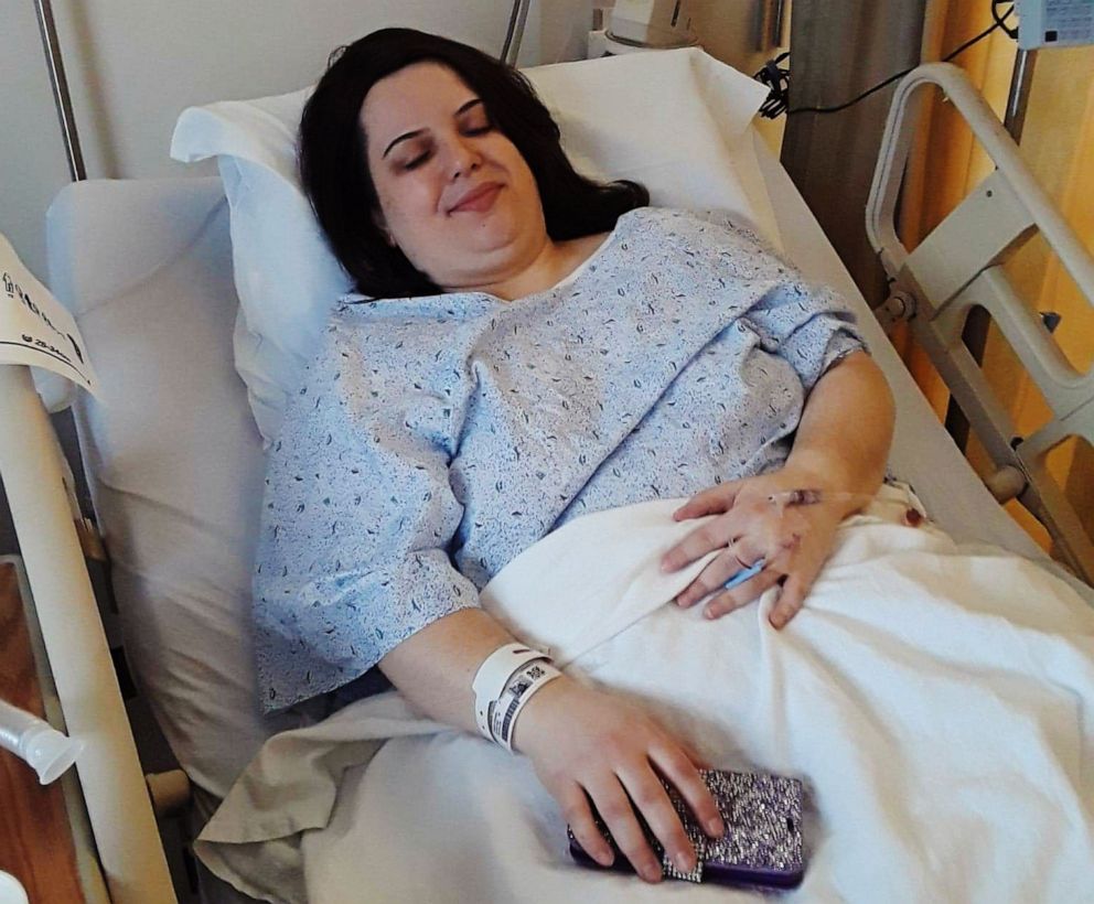 PHOTO: Sandra Hoehler after her first radical vulvectomy at a medical center in Newark, N.J., on February 7, 2018.