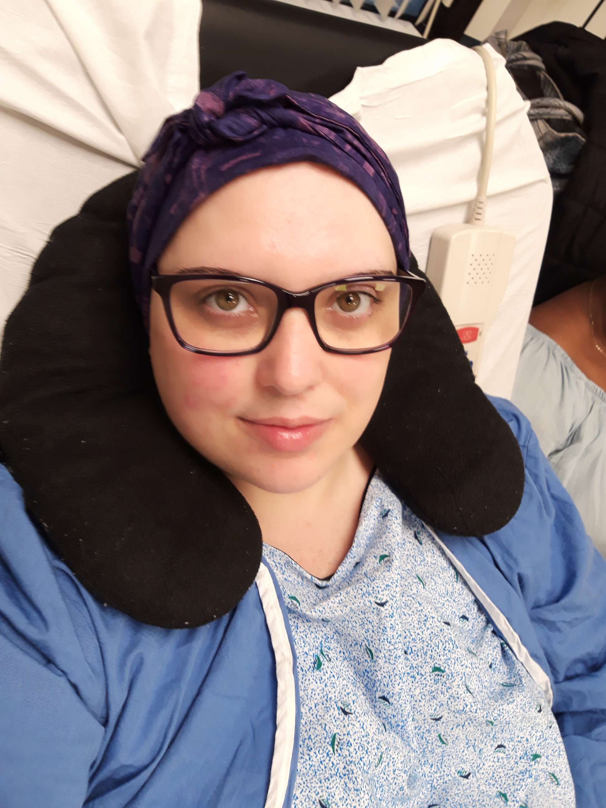 PHOTO: Sandra Hoehler recovering at hospital in Newark, N.J., after having surgery on September, 12, 2019.