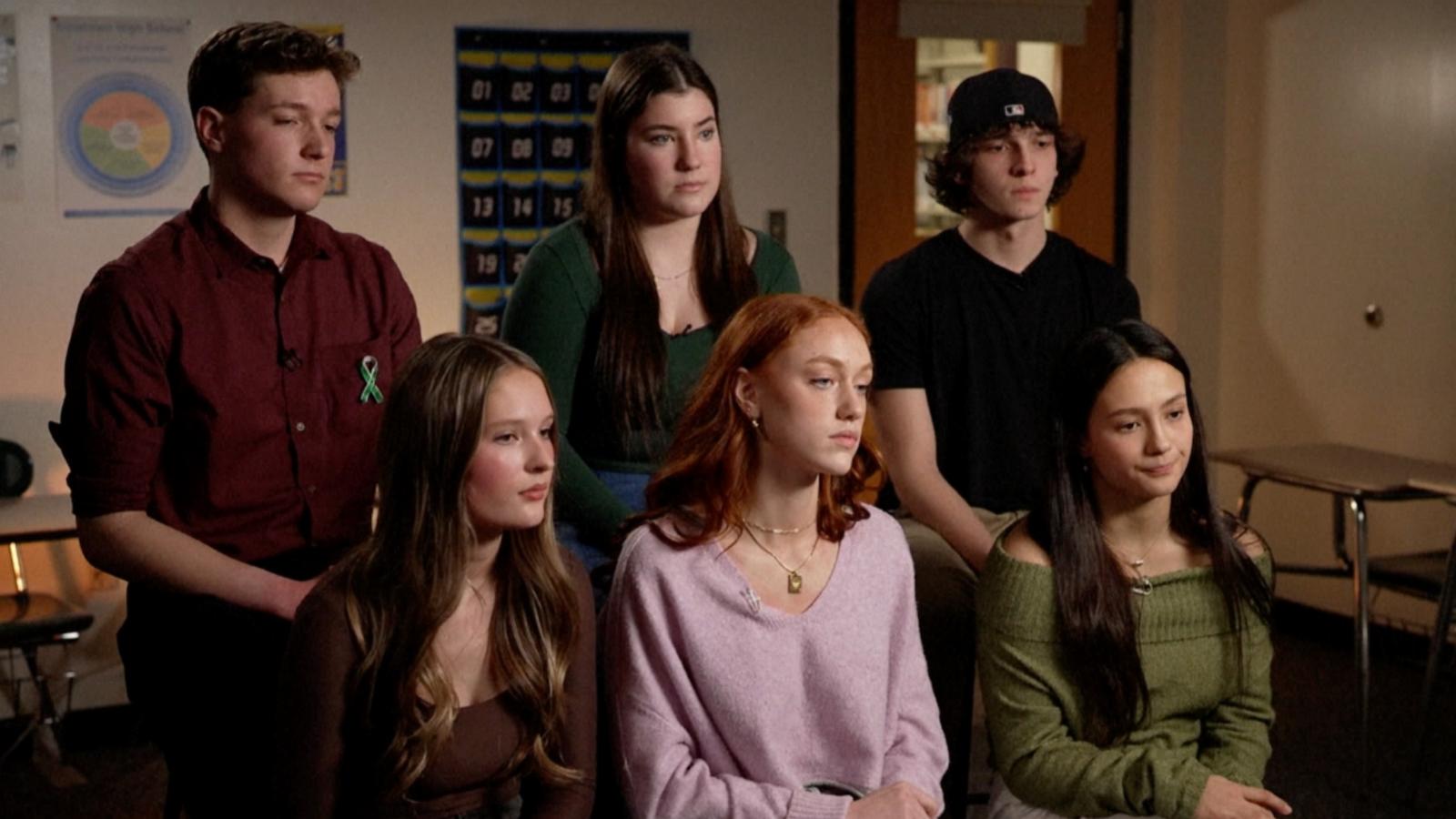 PHOTO: ABC News’ George Stephanopoulos spoke to six Sandy Hook survivors as they get ready to graduate from high school, almost 12 years since a gunman killed 20 students and six teachers.