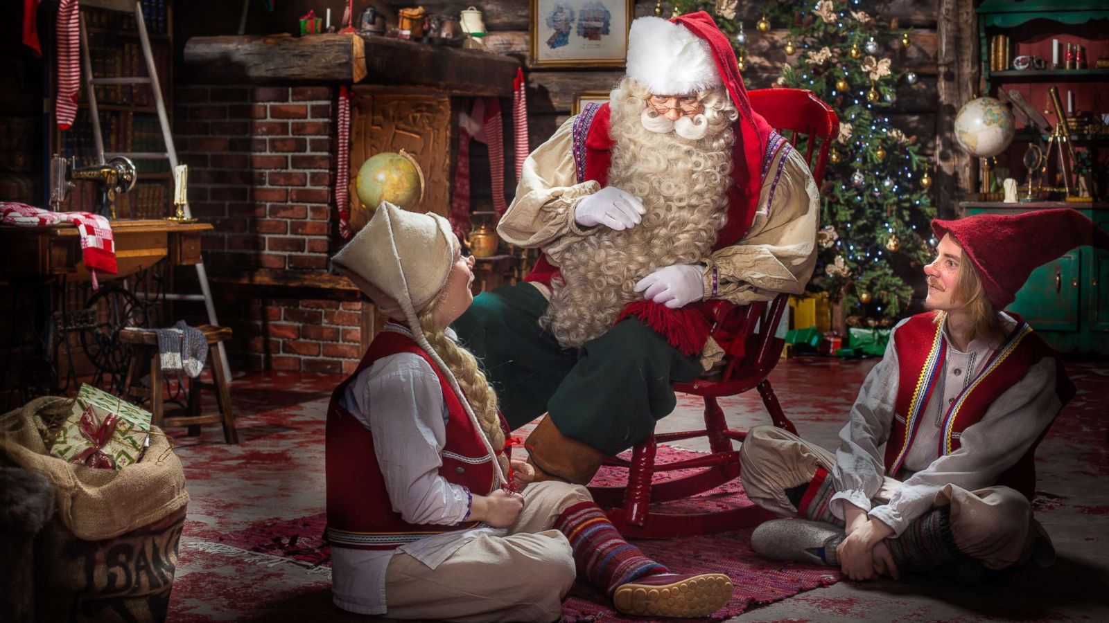 PHOTO: Located just beneath the Arctic Circle, Finland’s SantaPark is an amusement park dedicated to Christmas.