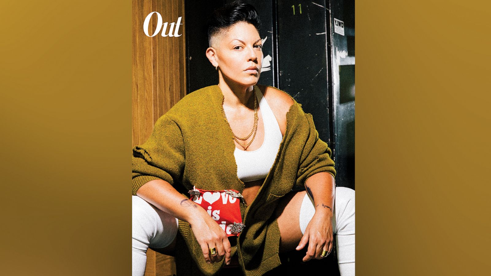 PHOTO: Sara Ramirez appears on the cover of Out Magazine.