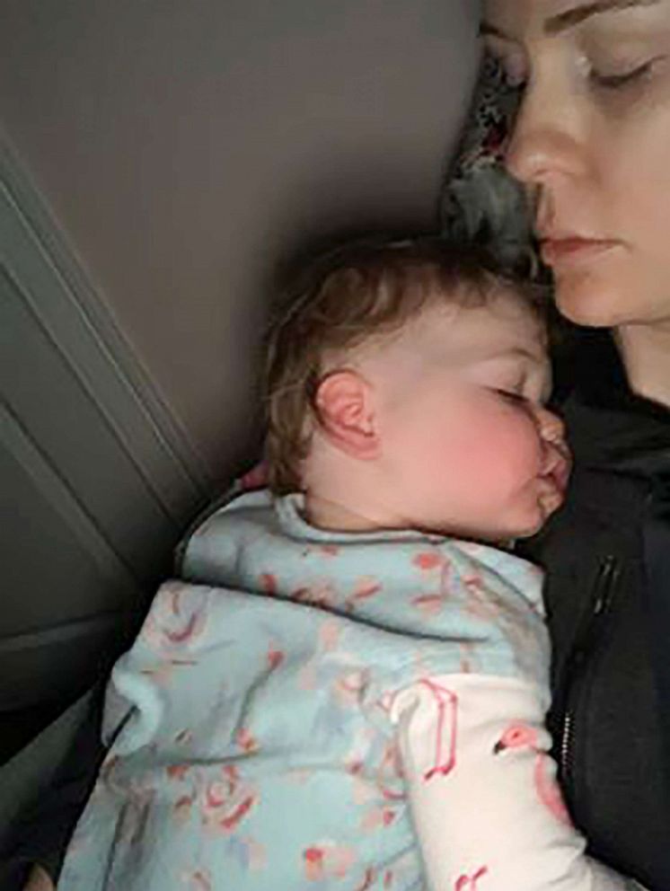 PHOTO: Sarah Buckley Friedberg of Needham, Mass. is seen in an undated selfie with her daughter, Harper, 1.