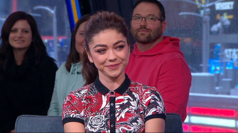PHOTO: Sarah Hyland appears on "Good Morning America," March 1, 2019.