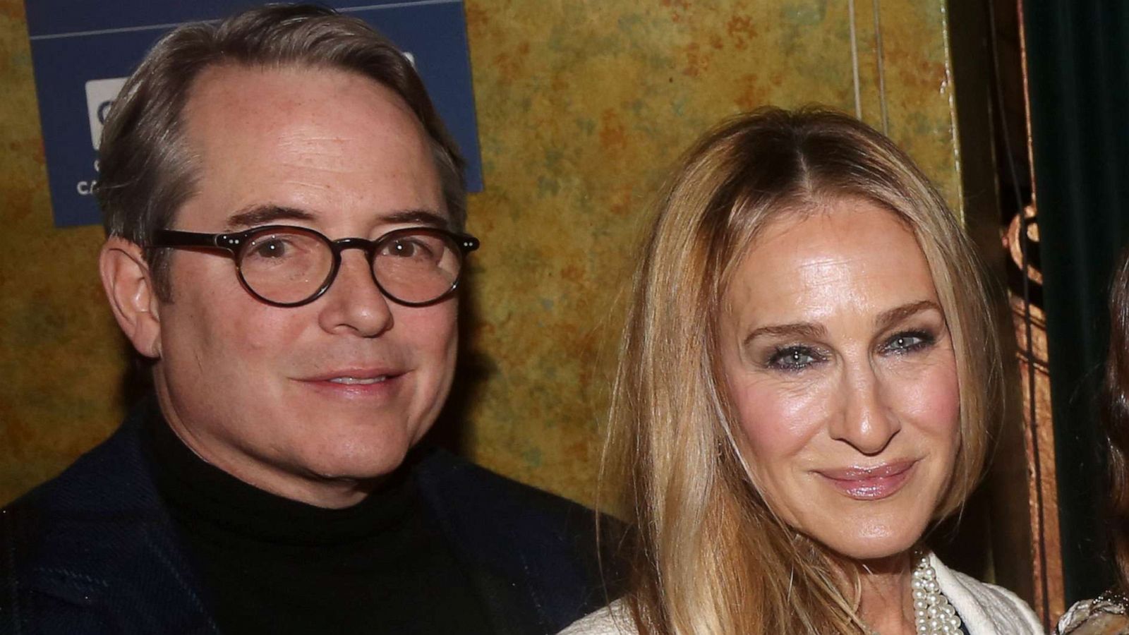 PHOTO: FILE - Matthew Broderick and Sarah Jessica Parker pose at the opening night of the new musical "Some Like It Hot!" on Broadway at The Shubert Theatre, Dec. 11, 2022 in New York City.