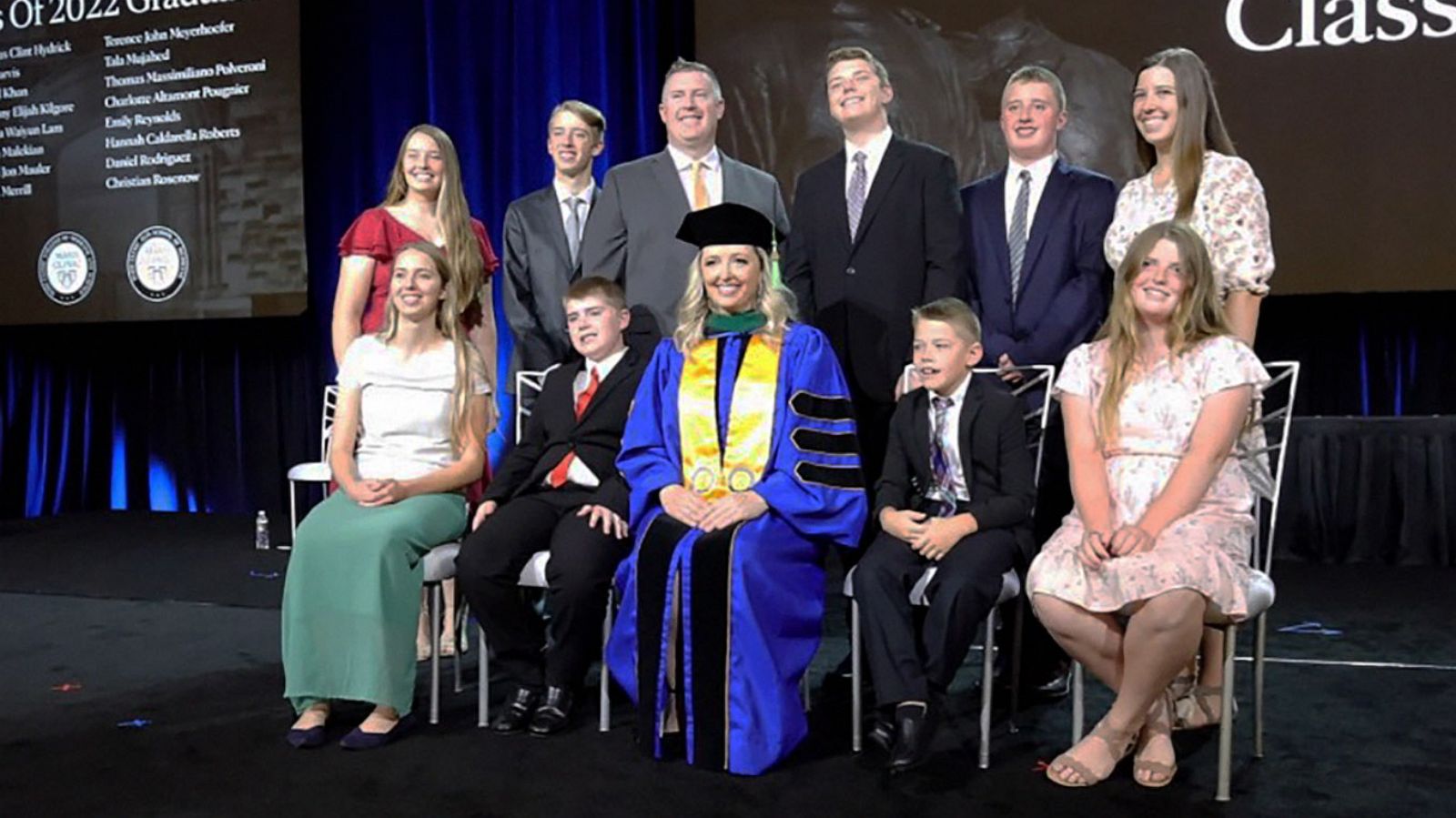 Mom of 9 graduates from medical school, plans to become a neurosurgeon
