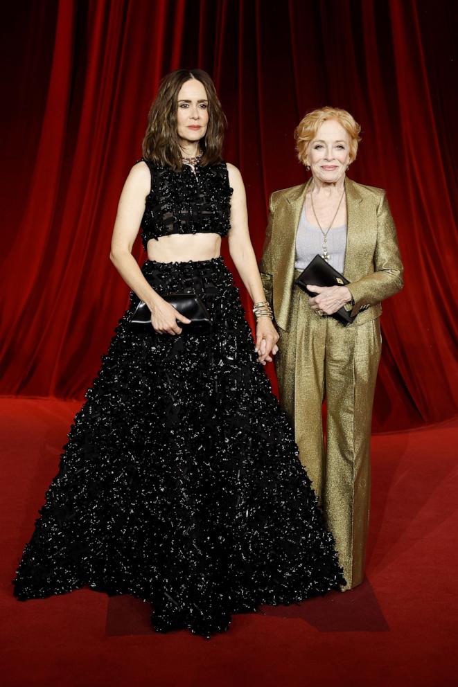 PHOTO: Sarah Paulson and Holland Taylor attends the Academy Museum of Motion Pictures 4th Annual Gala in Partnership with Rolex at Academy Museum of Motion Pictures on Oct. 19, 2024 in Los Angeles