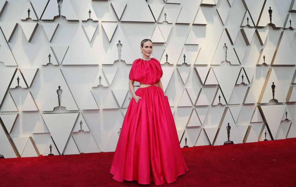 PHOTO: Sarah Paulson arrives at the 91st Academy Awards in Hollywood, Calif., Feb. 24, 2019. 