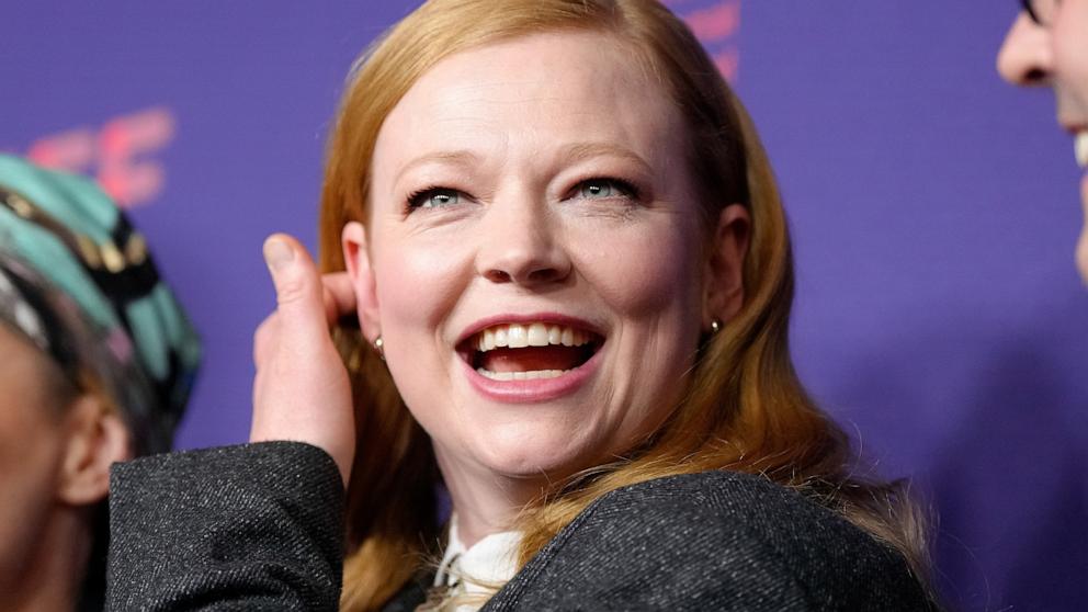 PHOTO: Sarah Snook attends the opening night gala of the Melbourne International Film Festival (MIFF) at Hoyts Melbourne Central on August 08, 2024 in Melbourne, Australia.