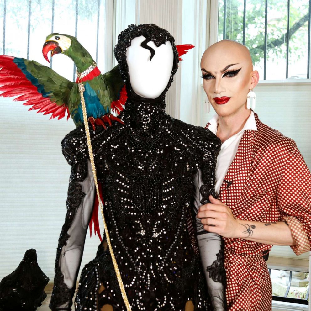 Drag queen Sasha Velour gets ready for Pride
