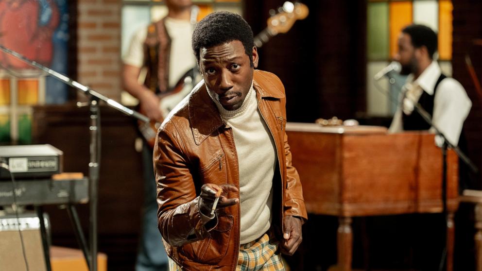 PHOTO: This image released by Sony Pictures shows Lamorne Morris as Garrett Morris in a scene from "Saturday Night." 